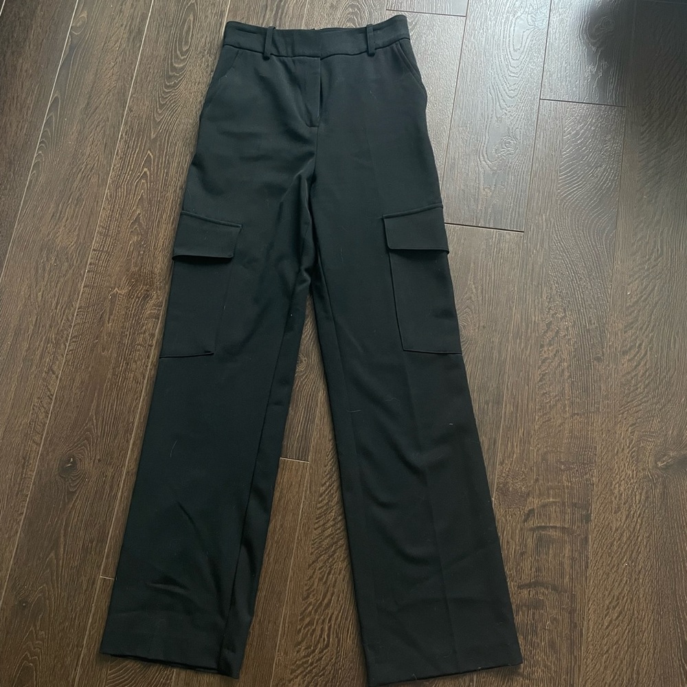 Zara black cargo pant